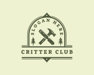 Chisel Hammer Artisan logo design