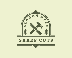 Chisel Hammer Artisan logo design