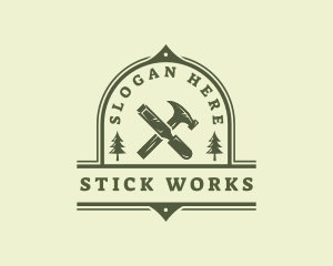 Chisel Hammer Artisan logo design