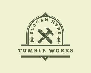 Chisel Hammer Artisan logo design