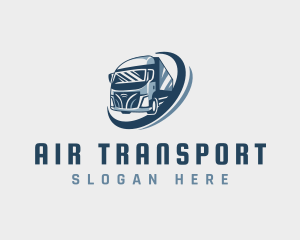 Logistics Forwarding Truck logo design