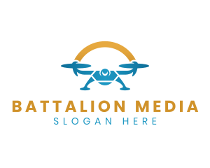 Media Camera Drone logo design