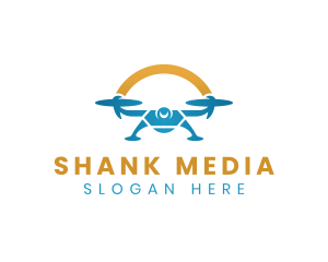 Media Camera Drone logo design