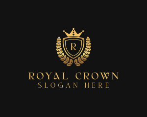 Royal Crown Shield logo design