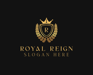 Royal Crown Shield logo design