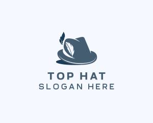 Fashion Fedora Hat logo design