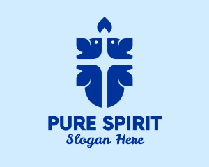 Holy Spirit Cross  logo design