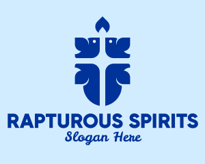 Holy Spirit Cross  logo design