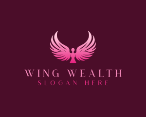 Wings Angel Retreat logo design