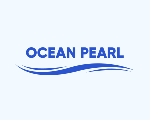 Ocean Sea Wave logo design