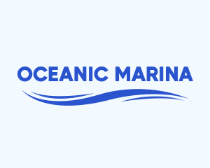 Ocean Sea Wave logo design