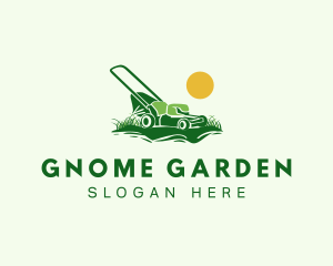 Lawn  Gardening Mower logo design