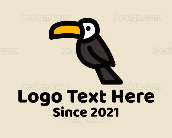 Wild Toucan Bird Logo