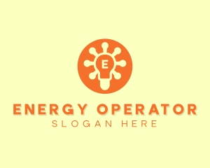 Light Bulb Energy logo design