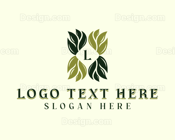 Leaves Herbal Gardening Logo