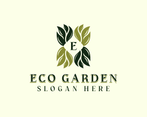 Leaves Herbal Gardening logo design