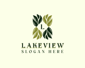 Leaves Herbal Gardening logo design