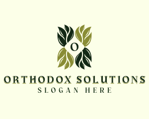 Leaves Herbal Gardening logo design