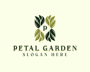 Leaves Herbal Gardening logo design