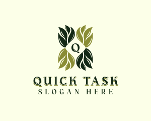 Leaves Herbal Gardening logo design