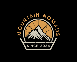 Mountain Outdoor Hike logo design