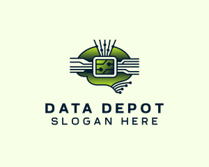 Data Analyst Microchip Technology logo design