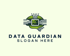 Data Analyst Microchip Technology logo design