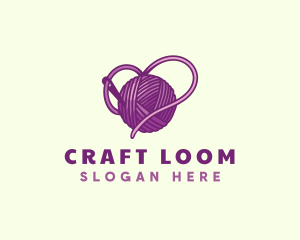 Wool Yarn Knitting logo