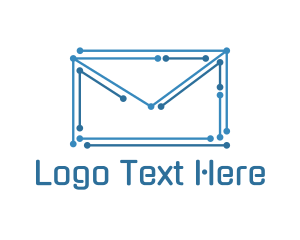 Tech Circuit Envelope logo