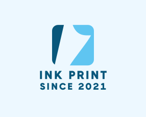 Printing Paper Sheet logo design