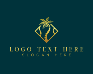 Luxurious Coconut Tree logo