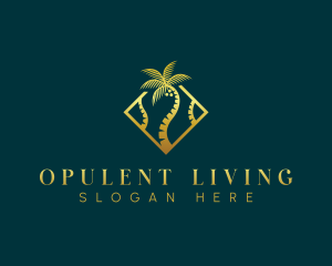 Luxurious Coconut Tree logo