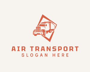 Cargo Truck Shipment logo design