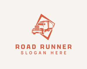 Cargo Truck Shipment logo design