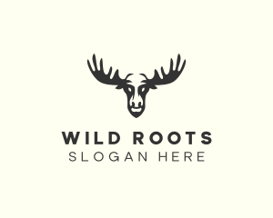 Wild Moose Reserve logo design