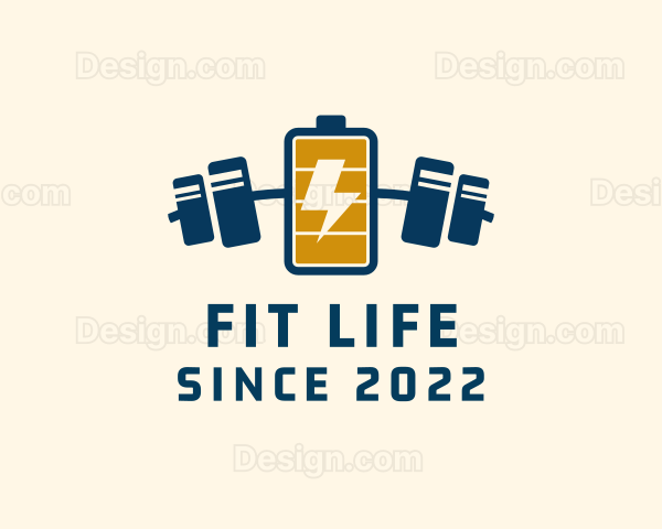 Fitness Energy Barbell Logo
