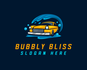 Car Washing Vehicle logo design