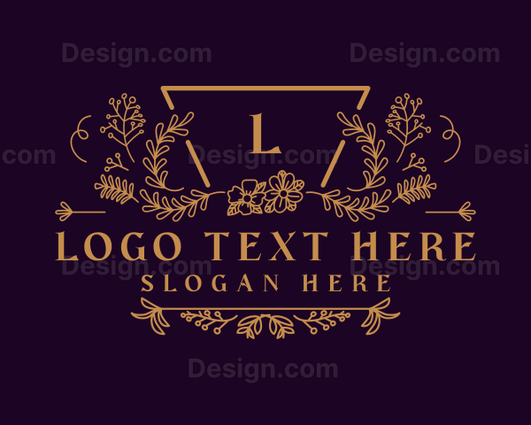 Luxury Floral Decor Logo