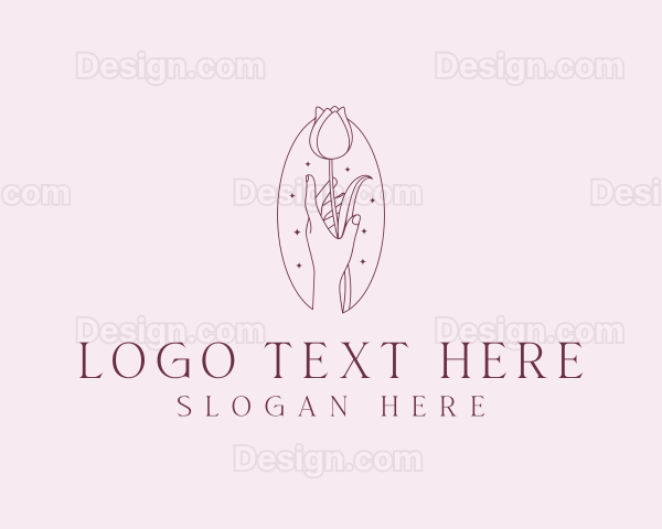 Flower Wedding Event Logo