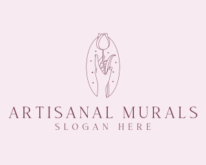 Flower Wedding Event logo design