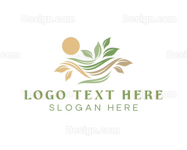 Nature Leaf Landscape Logo