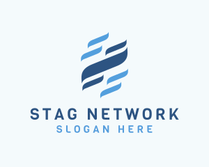 Digital Networking Streamer logo design