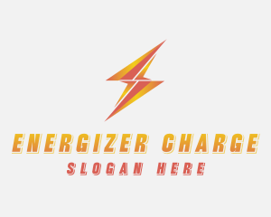 Thunder Bolt Electricity logo design