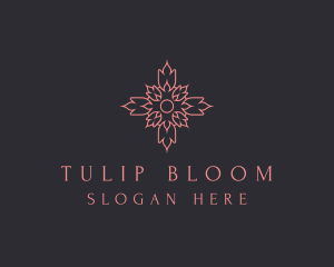 Botanical Tulip Spa  logo design