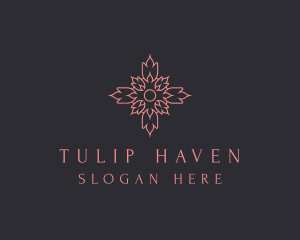 Botanical Tulip Spa  logo design