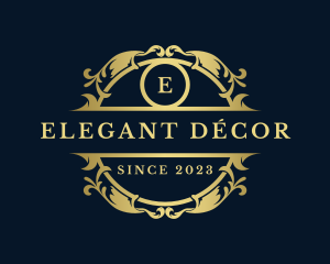 Elegant Ornate Crest logo design