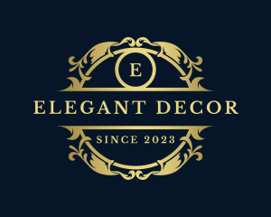 Elegant Ornate Crest logo design