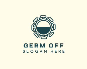 Germ Vaccine Coronavirus  logo design