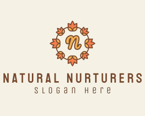 Organic Floral Nature  logo design