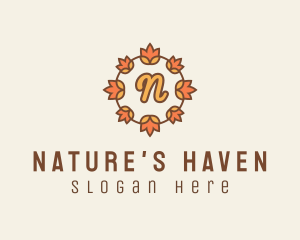 Organic Floral Nature  logo design